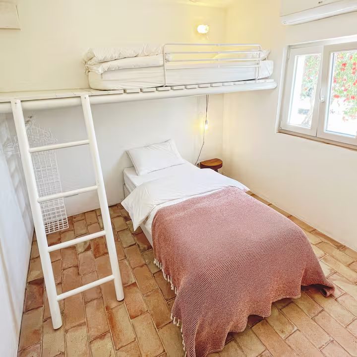 Quarto 2 da casa MonteZinho, com beliche