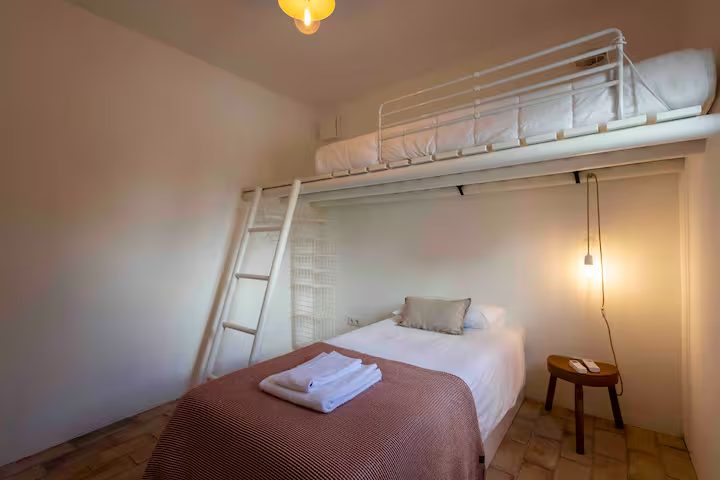 Quarto 2 da casa MonteZinho, com beliche